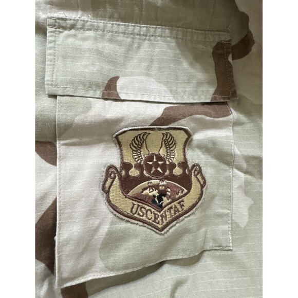 Original US Air Force DCU Desert Camo Jacket USCENTAF Size L - Picture 5 of 7